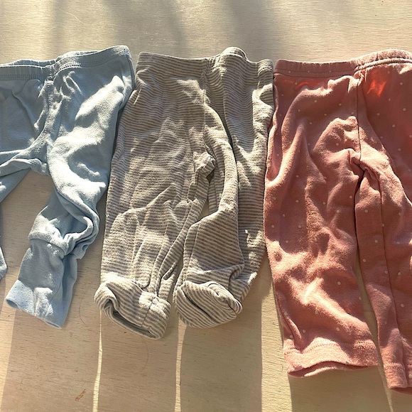 Bundle of 3 Carter’s Natural Color Pants‎ - Picture 1 of 4